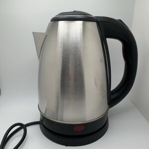 Electric Stainless Steel Kettle 1.7L Hot Water Boiler Auto Shut-Off Quick Heatin